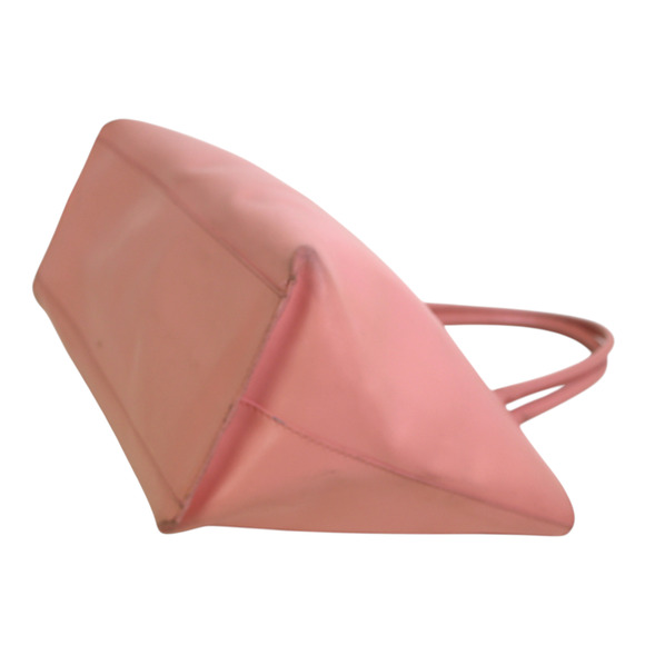 ROOMY Furla ITALY PEARL PINK GENUINE LEATHER SHOULDER BAG HANDBAG TOTE PURSE - Picture 6 of 16